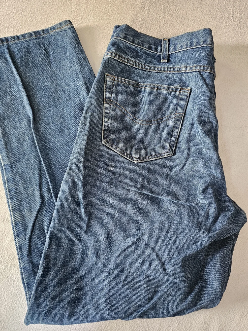 Carhartt B17 DST Distressed Jeans 38x32 Thrashed Faded Blue Skater Grunge 2010